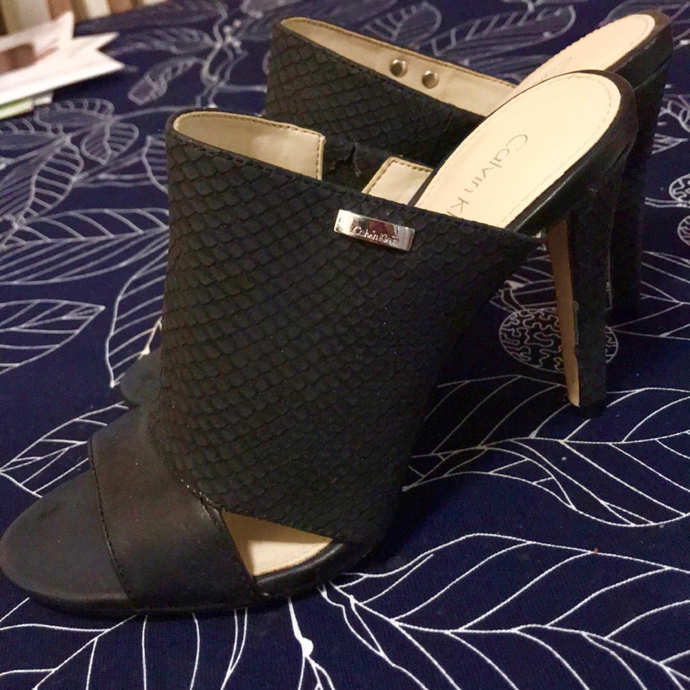 Calvin Klein black heels